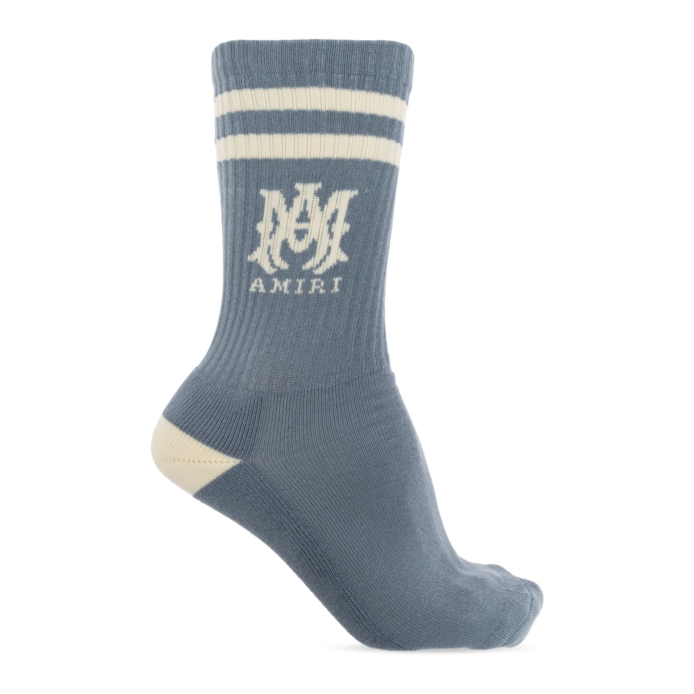 Amiri - Underwear > Socks - Blue - Amiri - Modalova
