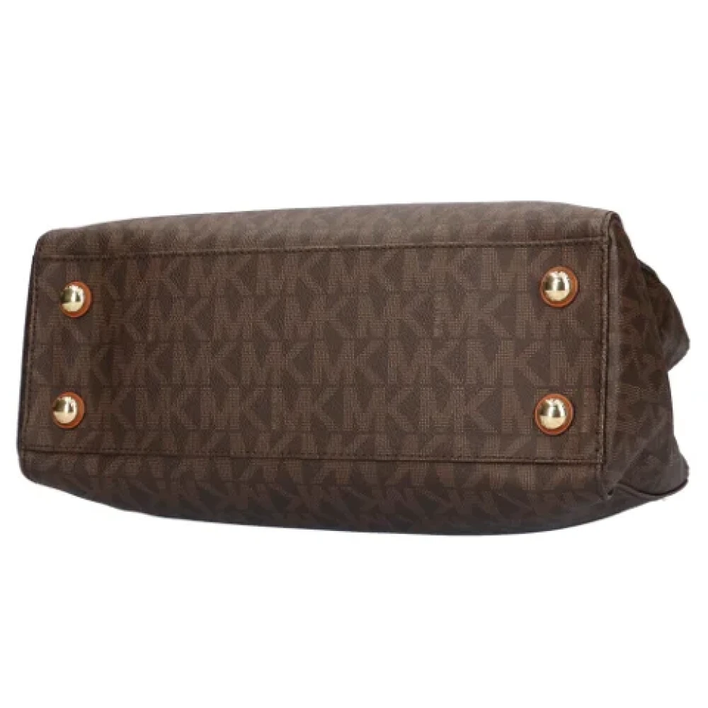 Michael Kors Pre-owned Fabric shoulder-bags Brown Dames