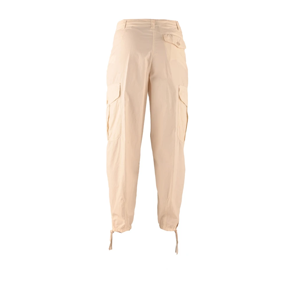 Aspesi Cargo Katoenen Broek voor Zomerse Dagen Beige Dames