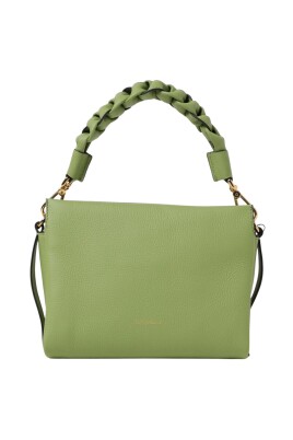 green-braided-leather-shoulder-bag