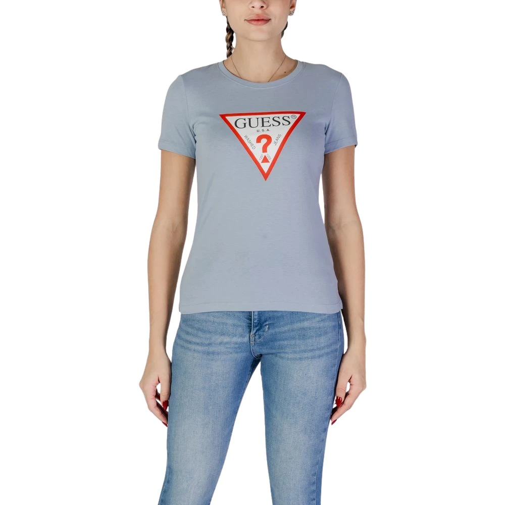 Guess - Tops > T-Shirts - Blue - Guess - Modalova