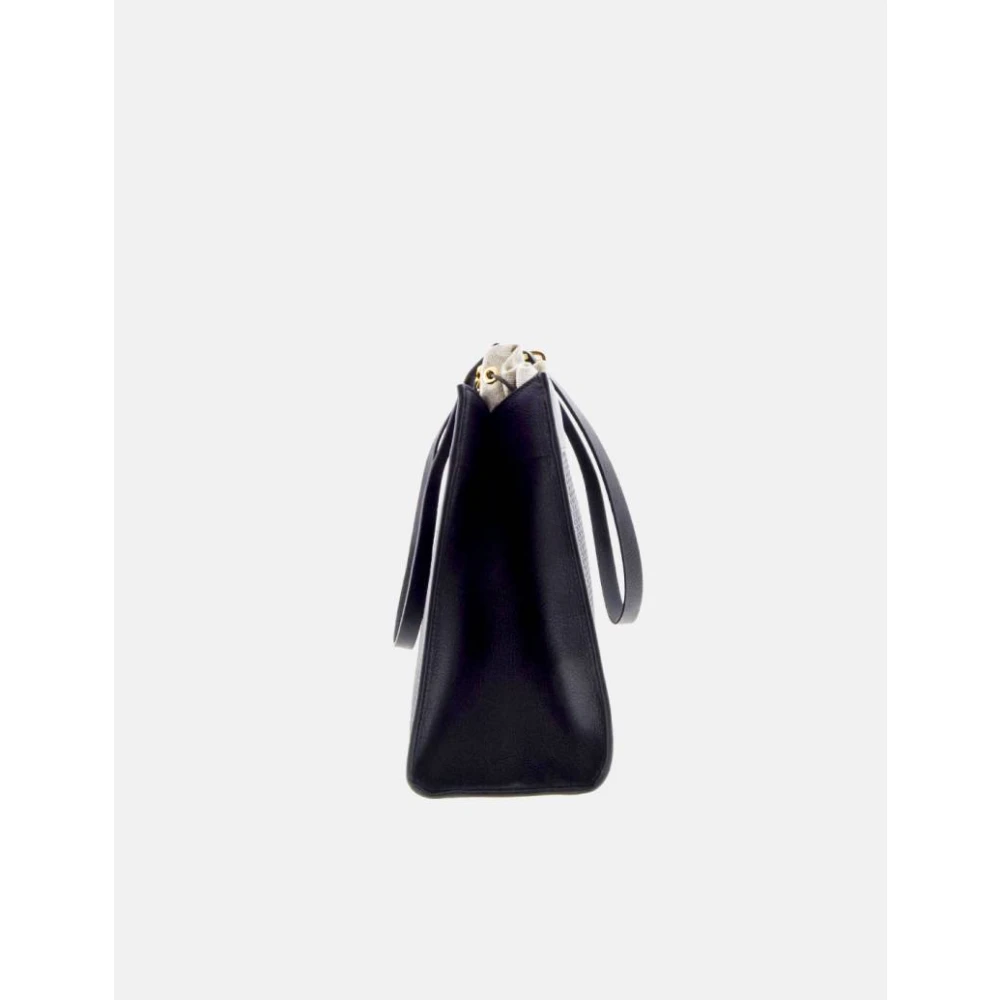 Carolina Herrera Luxe Shoppingtas met Initialen Insignia Black Dames
