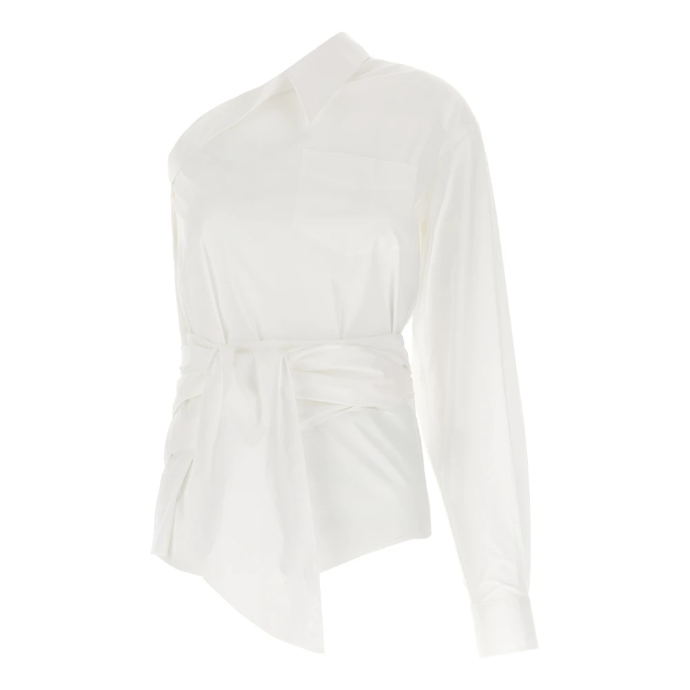 Moschino Damen Weiß Blusen & Hemden, Mgröße: