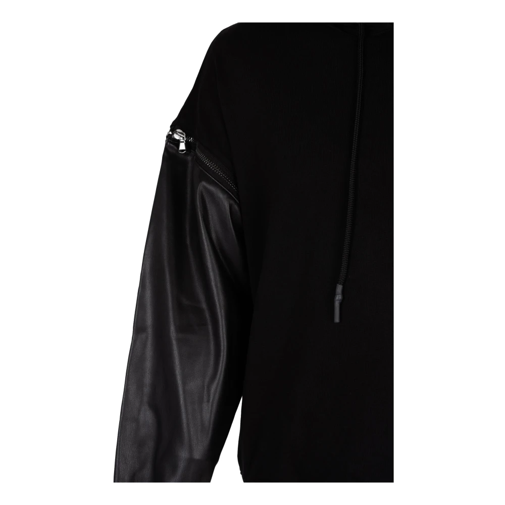 Les Hommes Hoodie Black Heren