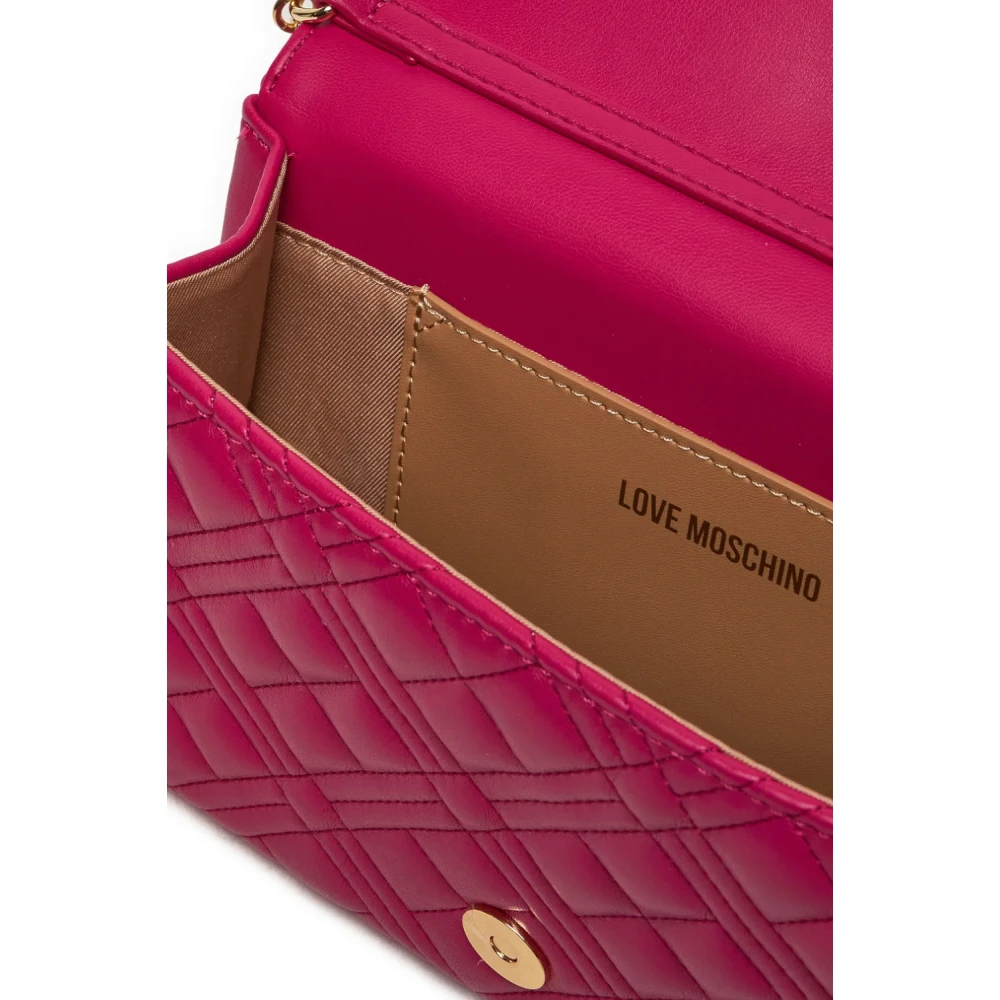 Love Moschino Magenta Tassen voor Stijlvolle Fashionista's Pink Dames