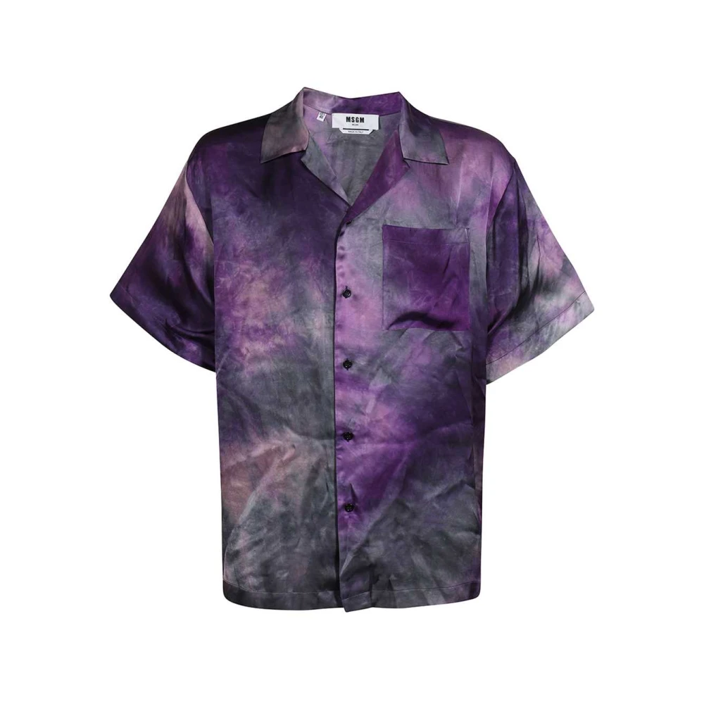 Shirts > Short Sleeve Shirts - - Msgm - Modalova