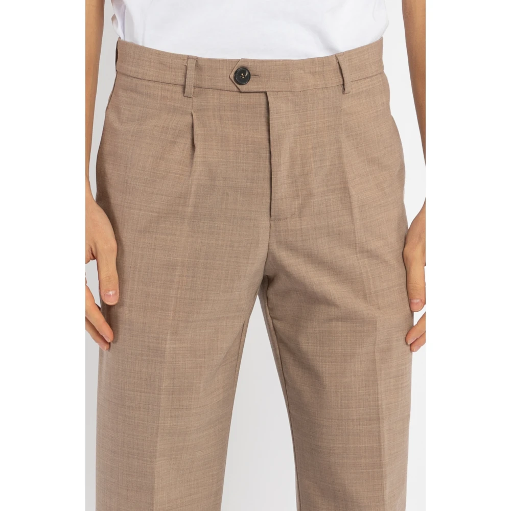Amaránto Cropped Trousers Beige Heren