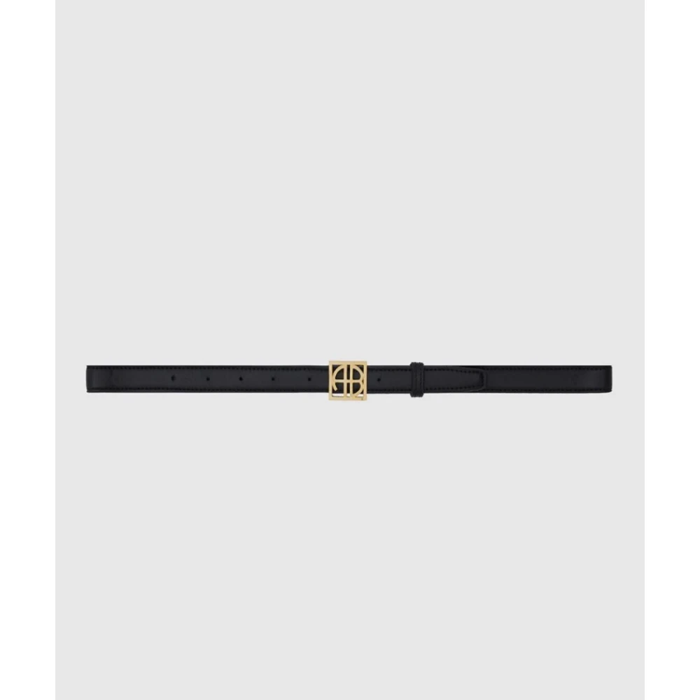 Anine Bing Monogram Riemen Black Dames