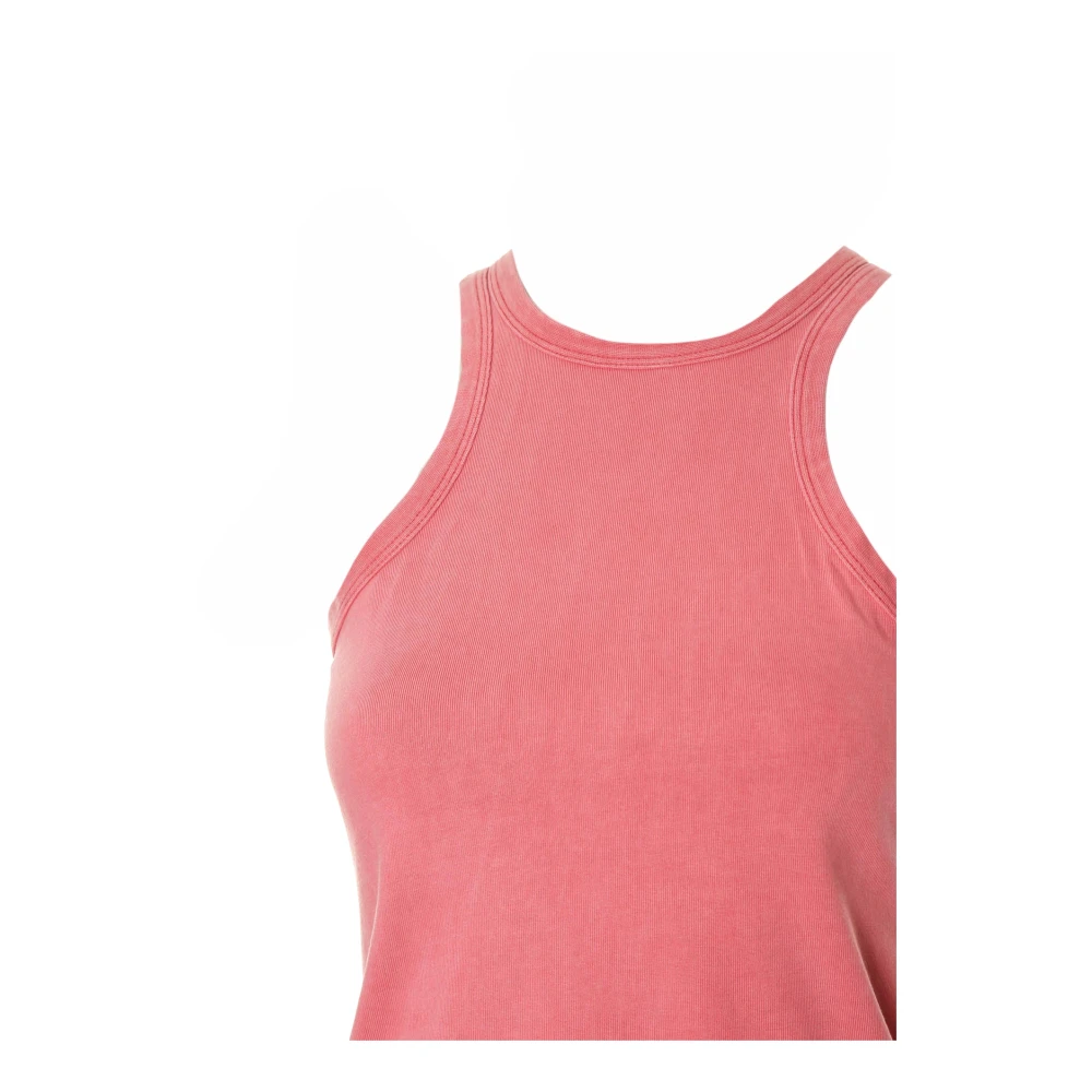 Samsøe Tanktop met ronde hals Pink Dames