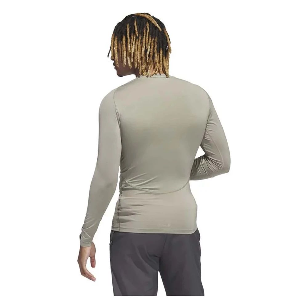 Adidas Lange mouwen T-shirt Gray Heren