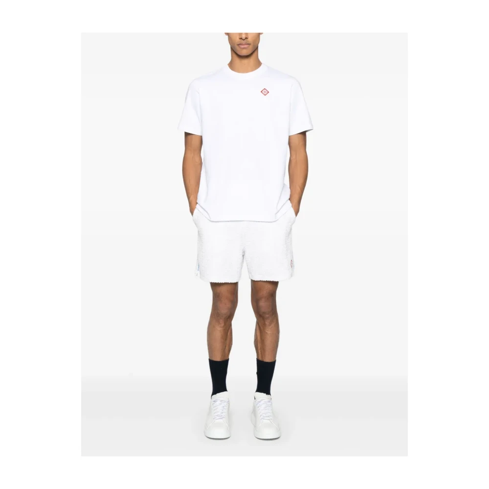 Casablanca Klassiek Wit T-shirt en Polo White Heren