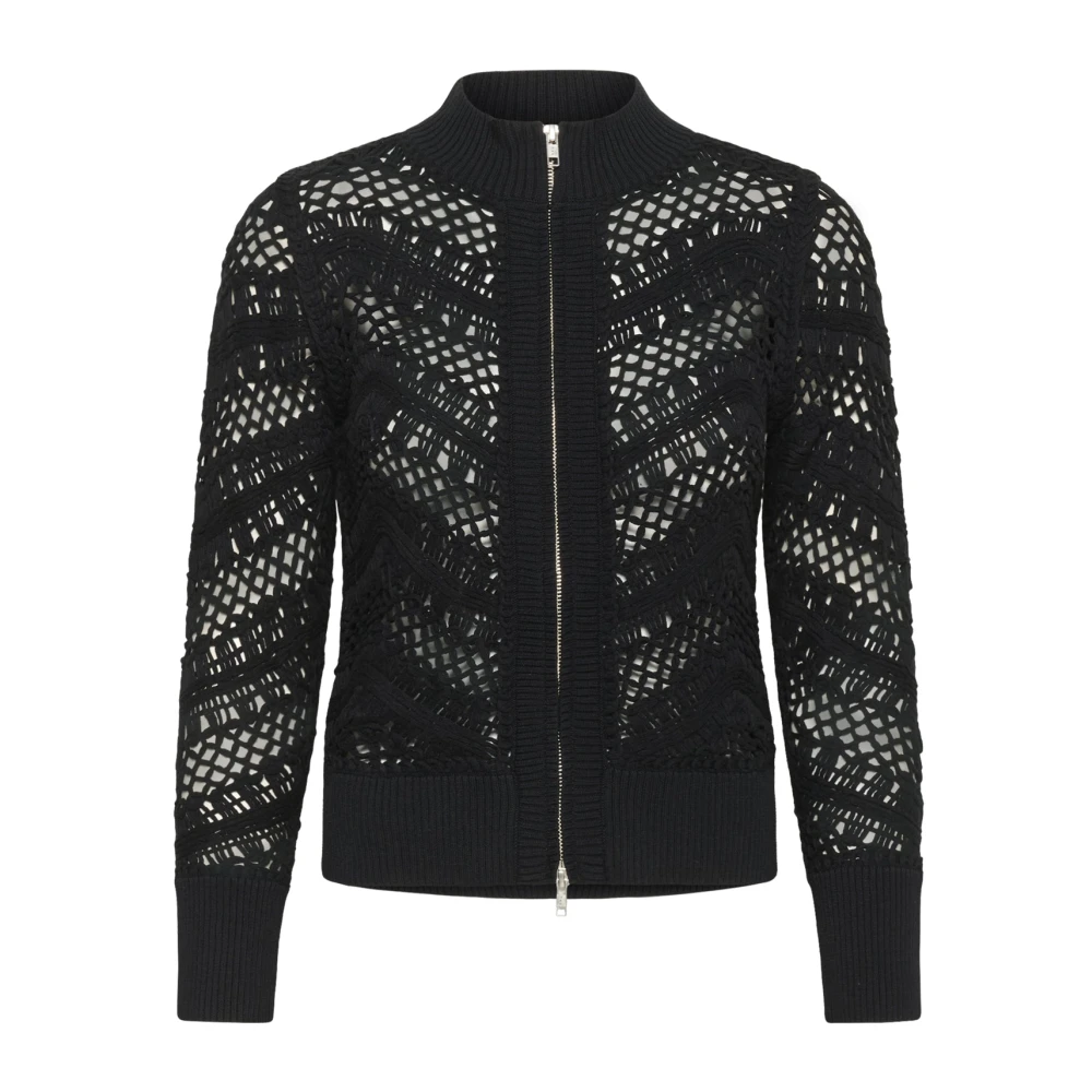 Karen By Simonsen Women's Black Cardigan - Cardigans - L - Knitwear