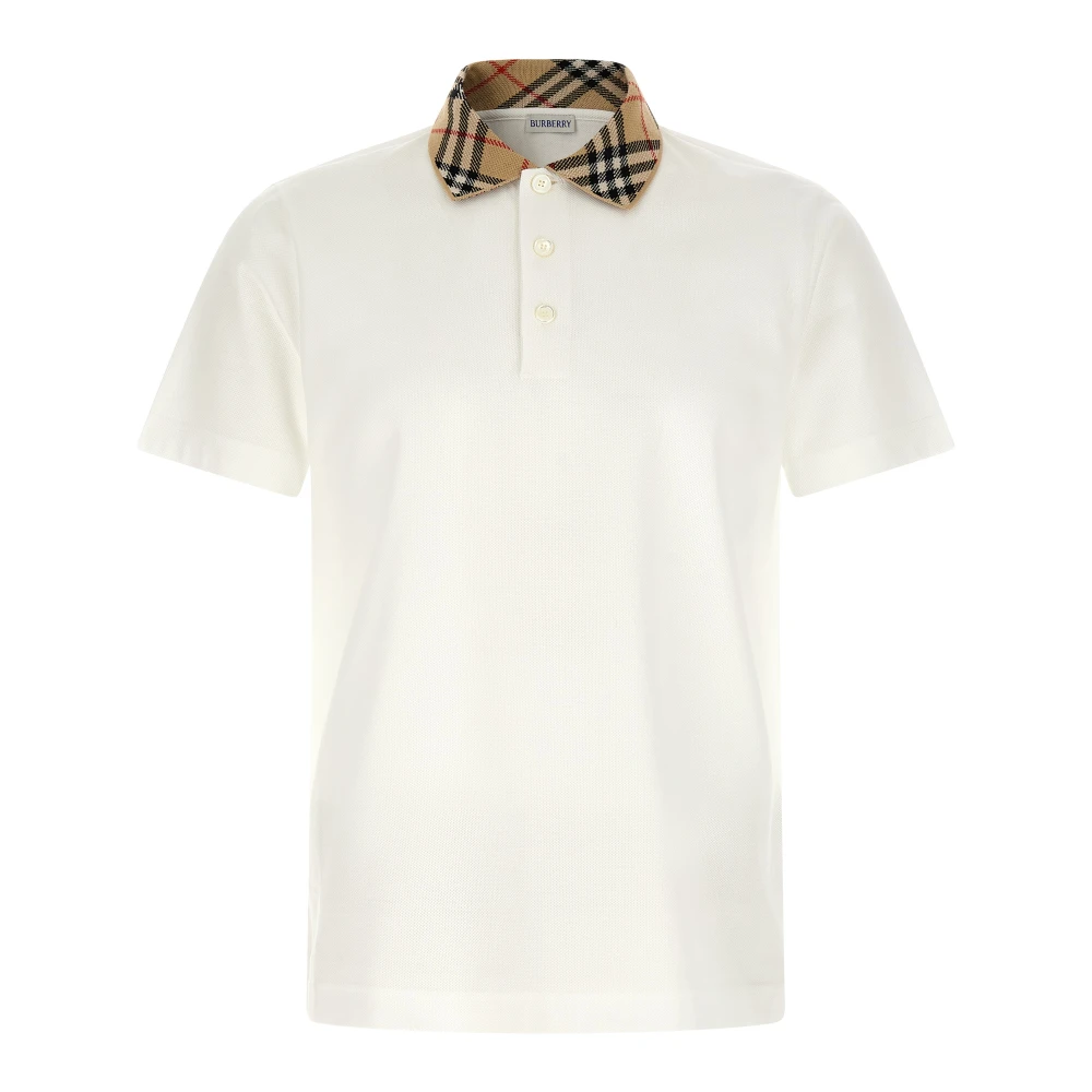 Burberry Herren Weiss Poloshirt Evan, Gr. L - Bild 6