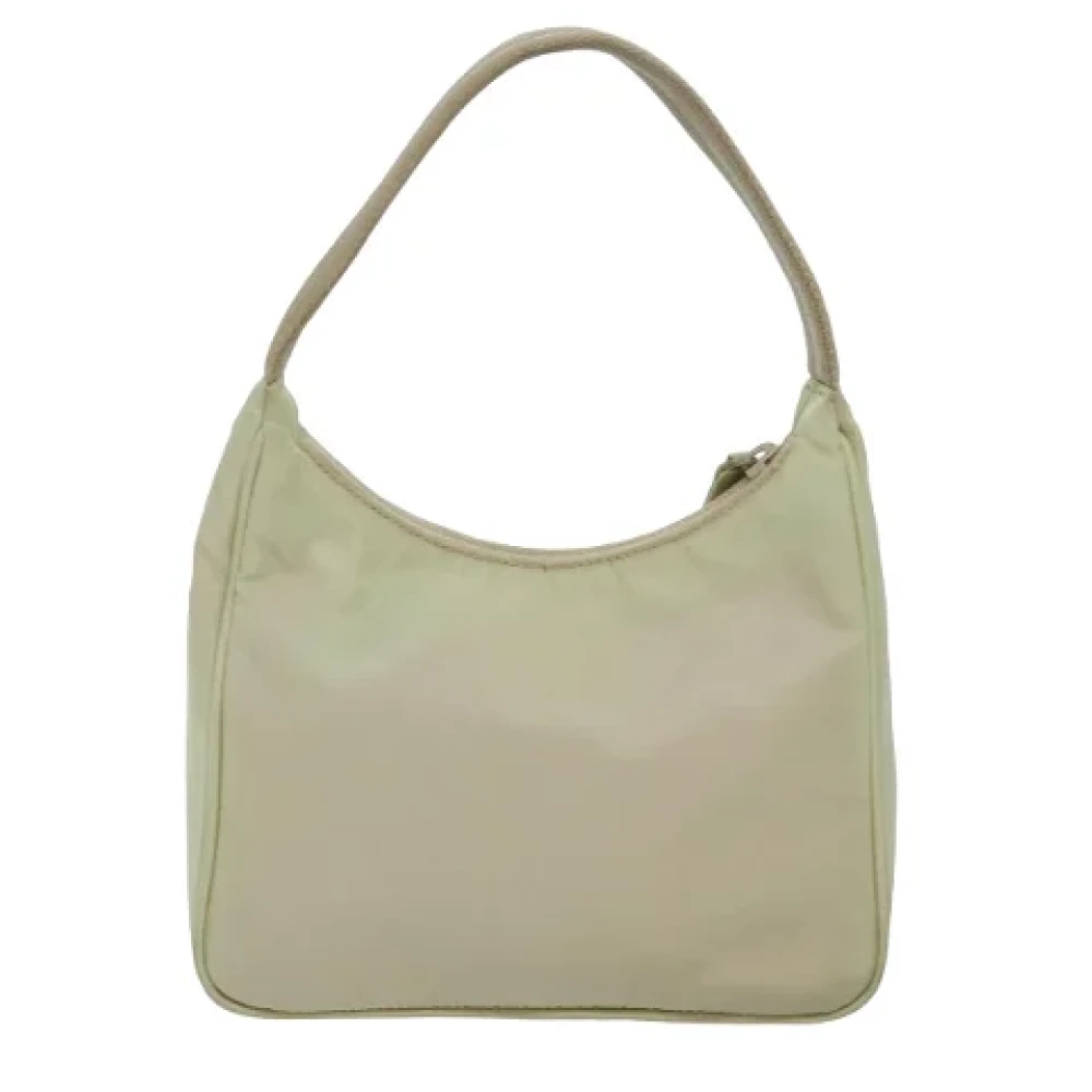 Prada Vintage Pre-owned Nylon pouches White Dames