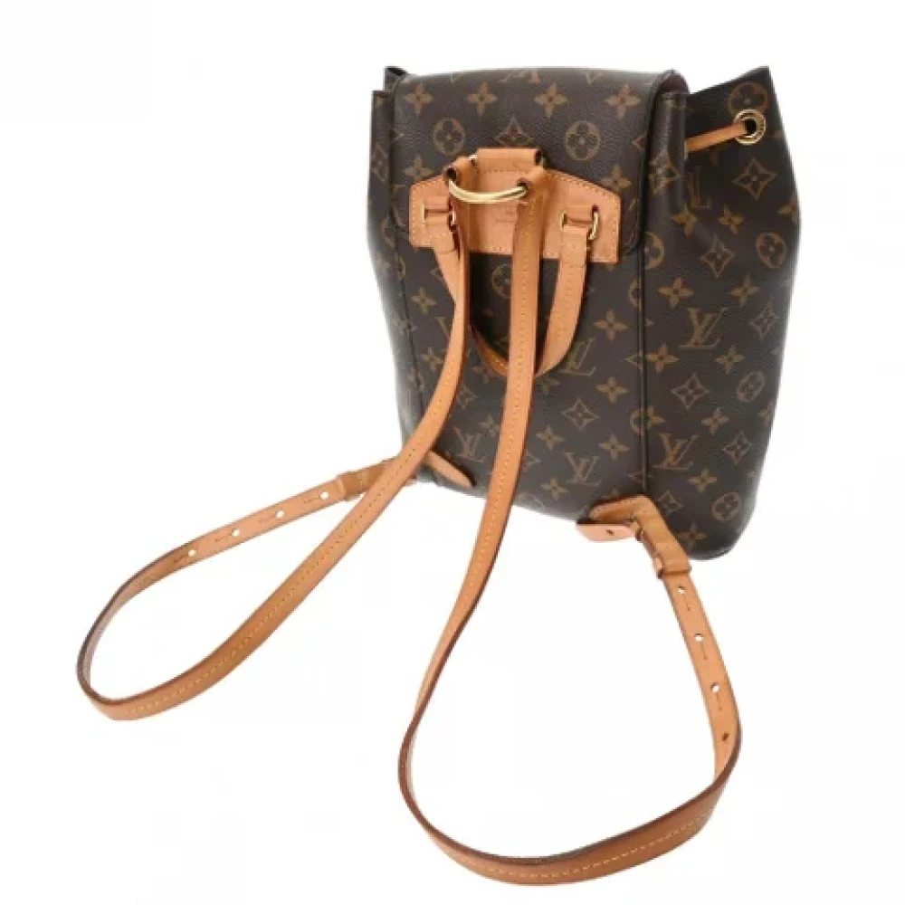 Louis Vuitton Vintage Pre-owned Fabric backpacks Brown Dames