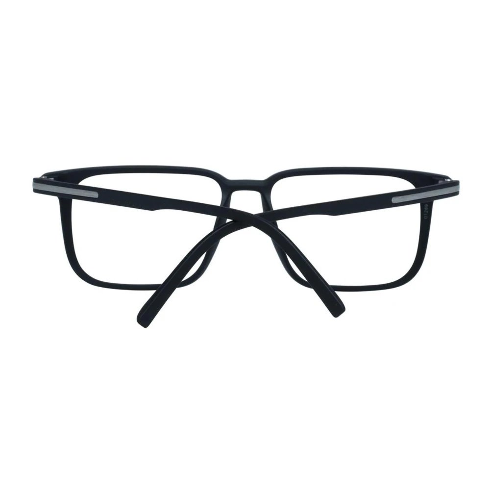 Porsche Design Zwarte Vierkante Optische Frames met Plastic Lenzen Black Heren