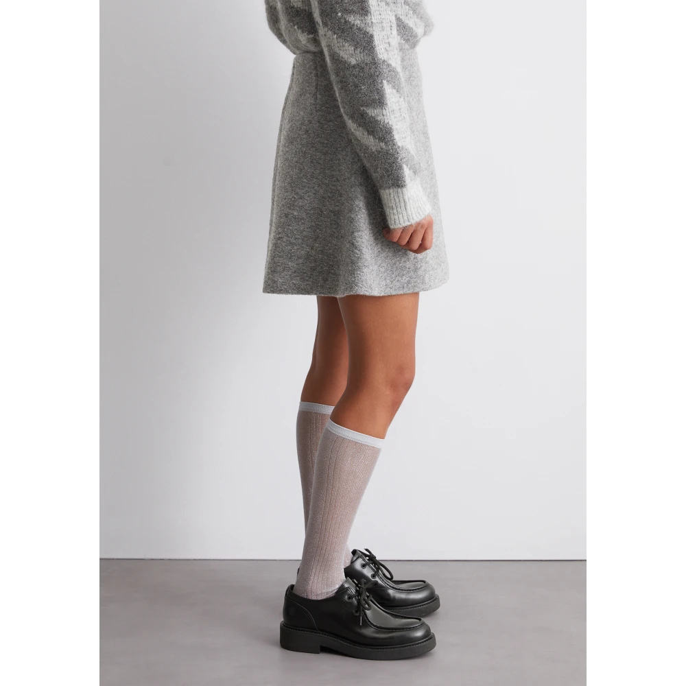 Marc O'Polo Wijd uitlopende minirok Gray Dames