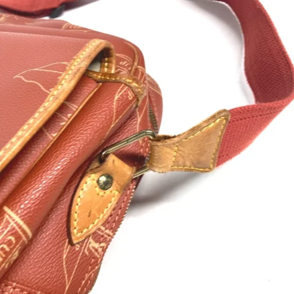 Louis Vuitton Vintage Pre-owned Cotton louis-vuitton-bags Orange Dames