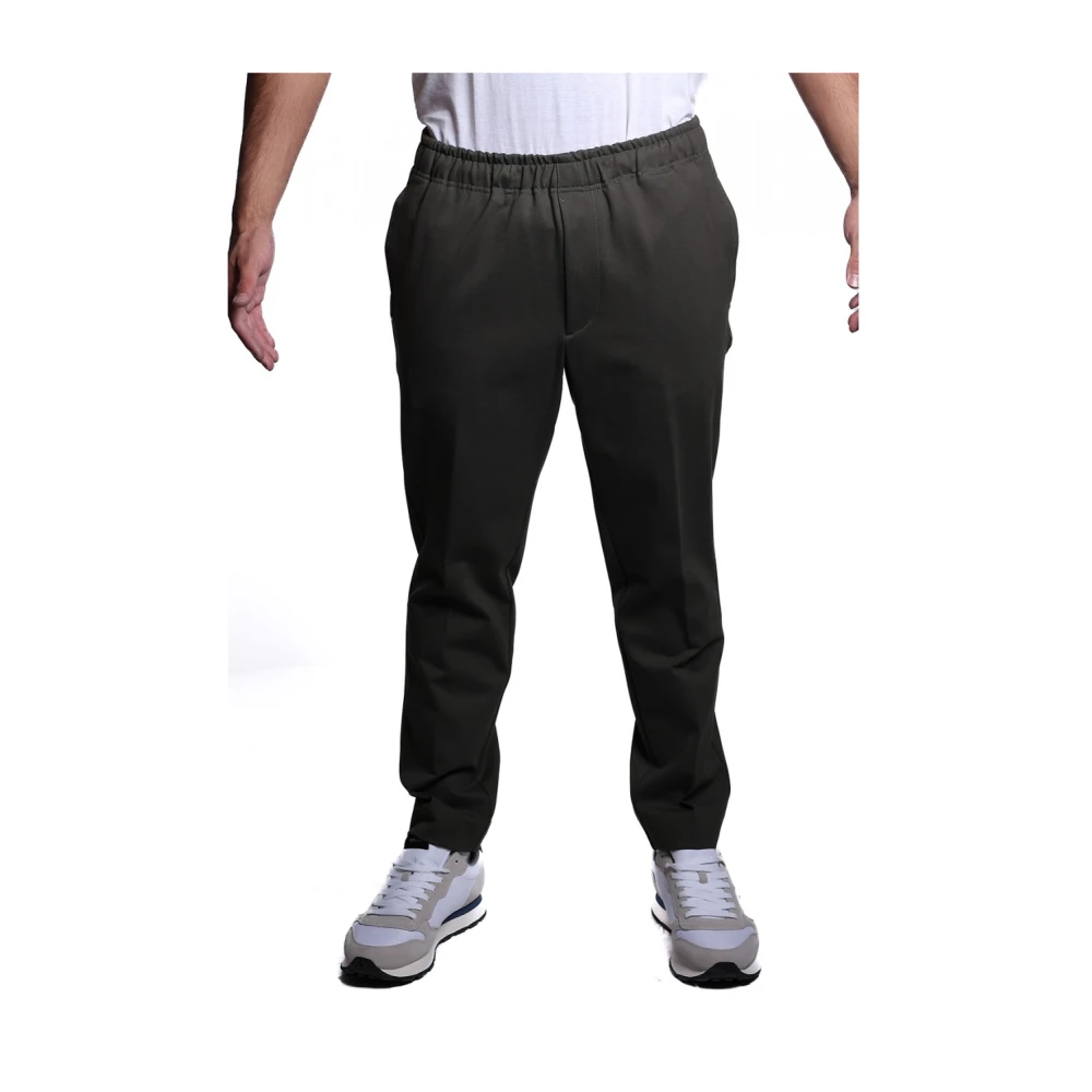 Entre amis Groene elastische taille broek A258351 1549 Green Heren