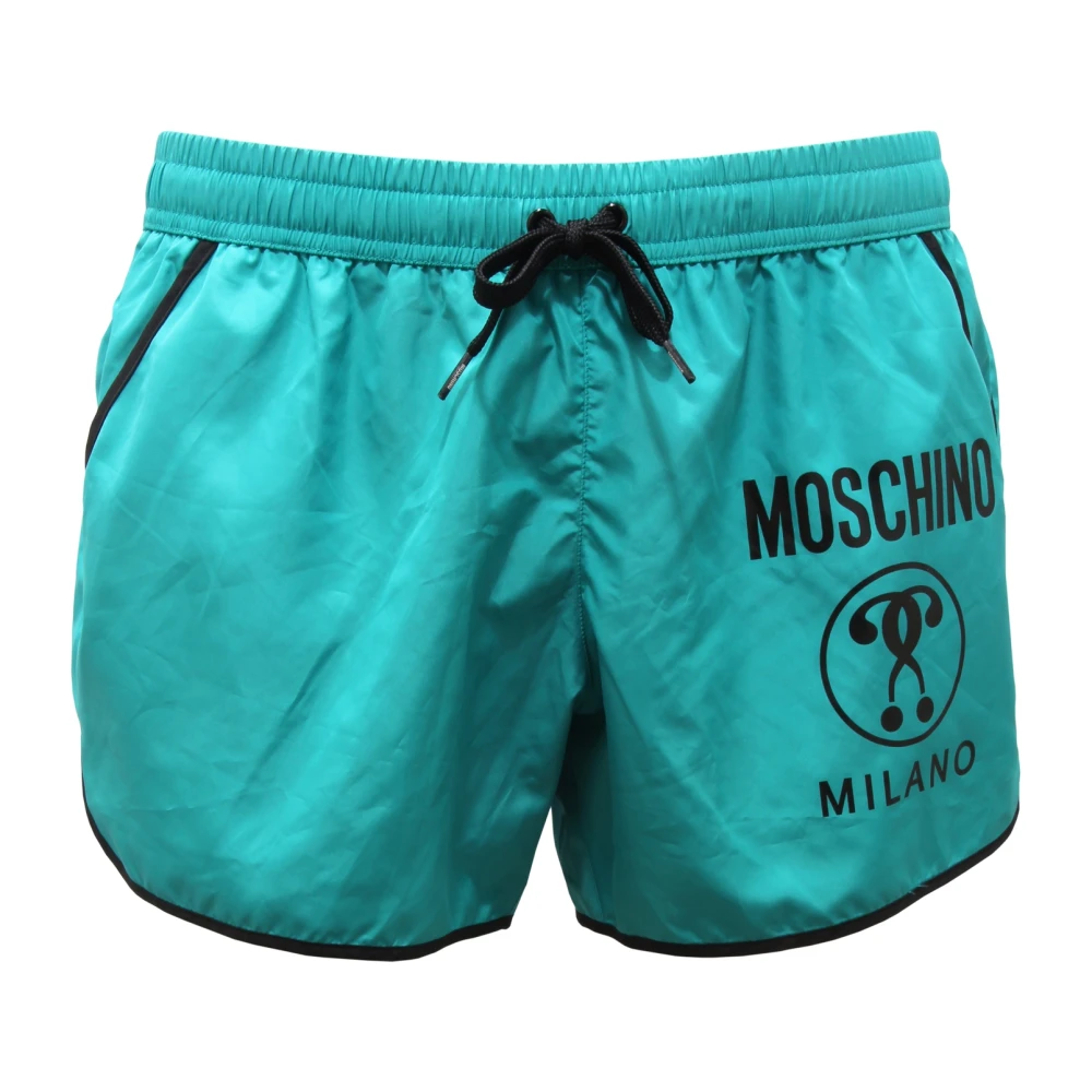 Moschino Men's Green Beachwear, S, V3a4286 9301 Swimsuit