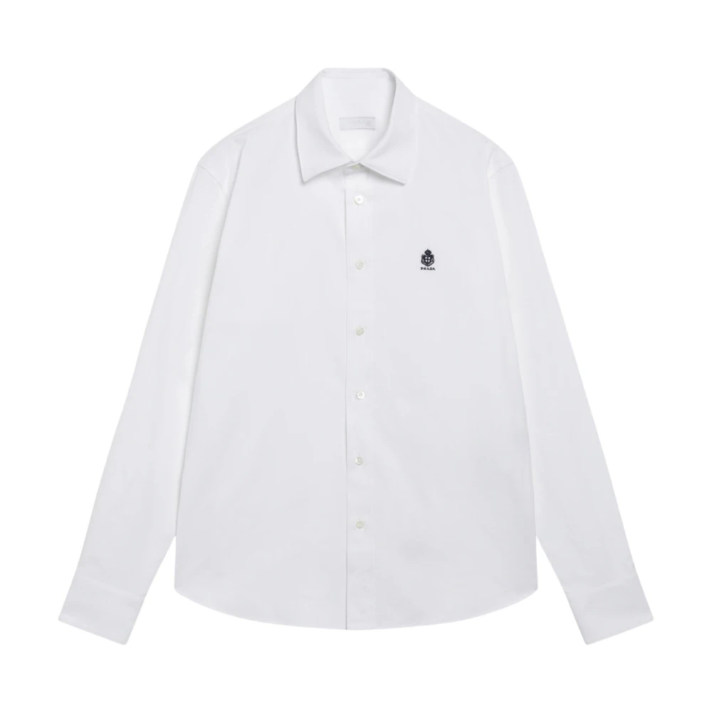 Prada Camicia - Male - Formal Shirts - White - L - Shirts