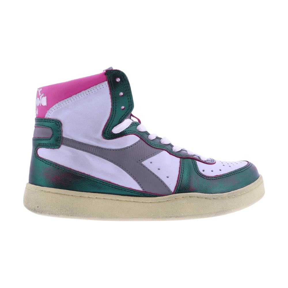 Diadora Metal Mix Used Basket Sneakers Dames Schoenen Veelkleurig Multicolor