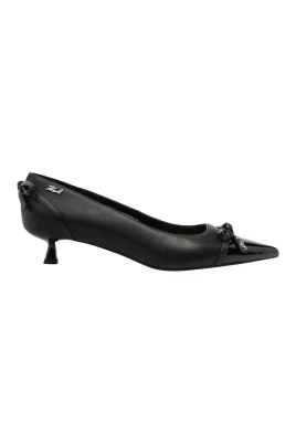 Läder Gummipumps