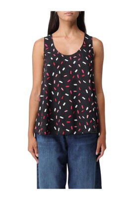 confetti-print-sleeveless-top-black