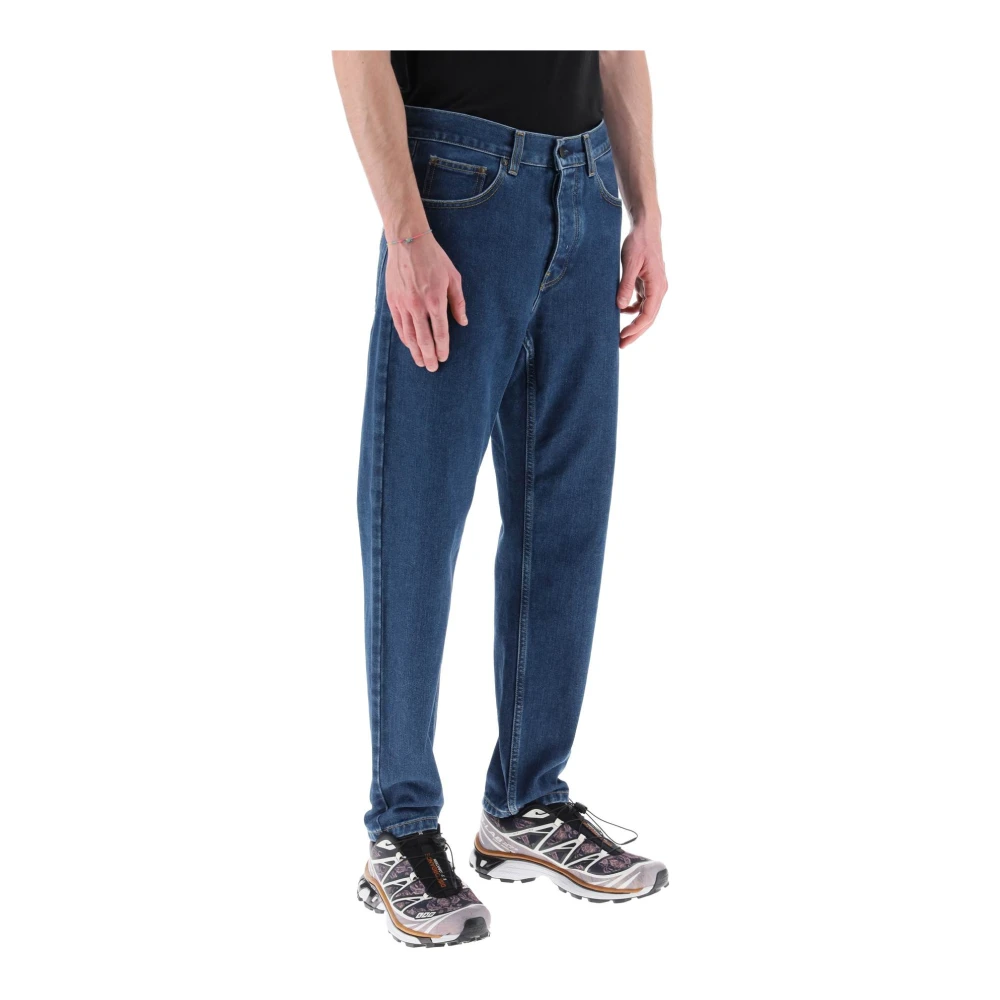 Carhartt WIP Jeans van biologisch katoenen denim met relaxte taps toelopende pasvorm Blue Heren