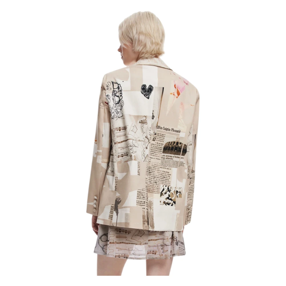 Desigual Katoenmix Damesjas Collectie Multicolor Dames