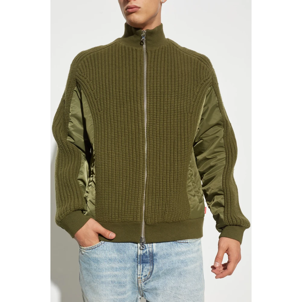 Diesel Cardigan K-Arre Green Heren