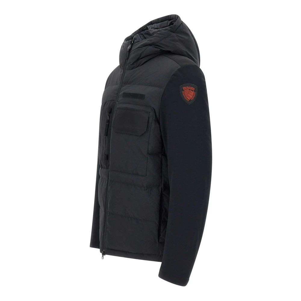 Blauer Dynamische Heren Zwarte Jas Black Heren