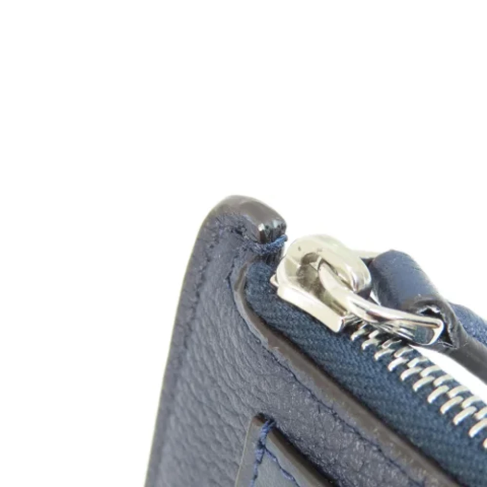 Fendi Vintage Pre-owned Leather home-office Blue Dames