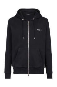 Felpa in cotone eco-design con piccolo logo  floccato
