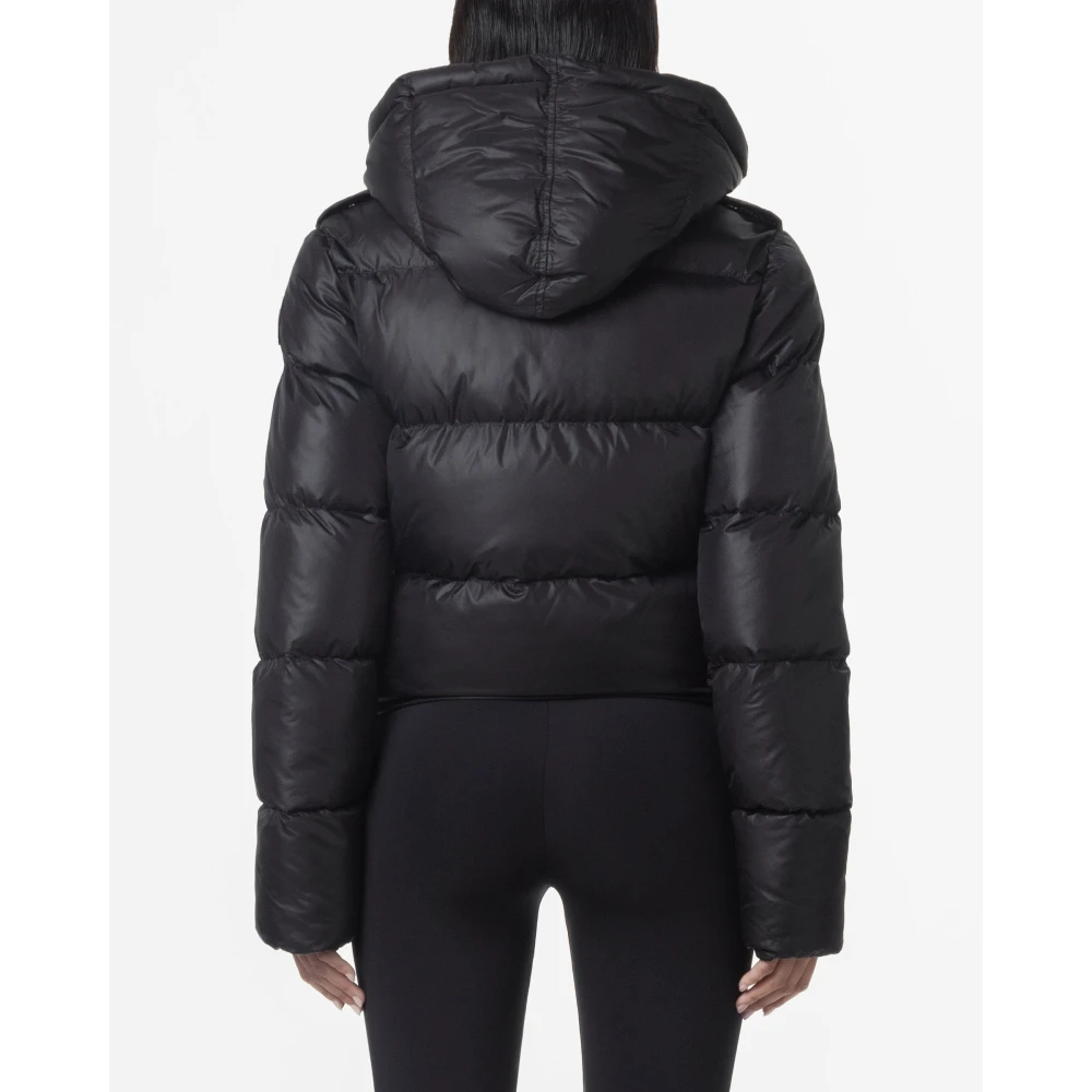 Just Cavalli Korte Bomberjas met Unieke Zakindeling Black Dames