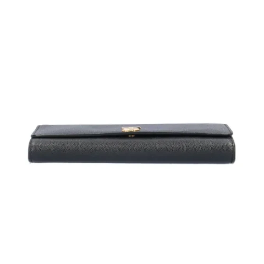 Burberry Vintage Pre-owned Leather wallets Black Dames