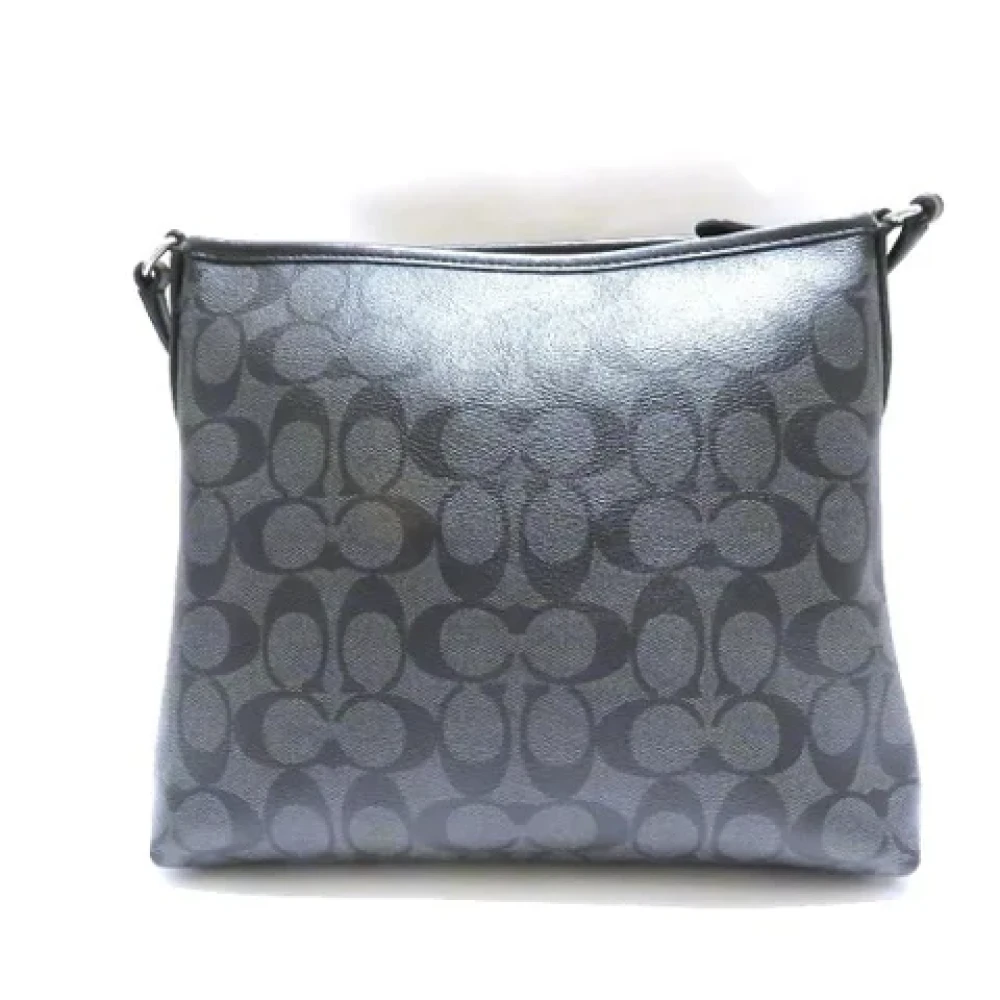 Coach Pre-owned Leather shoulder-bags Black Dames