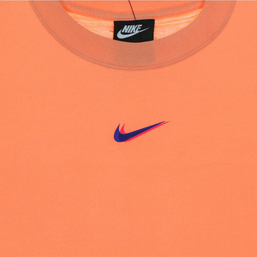 Nike Crimson Bliss Jurk met Swoosh Print Orange Dames