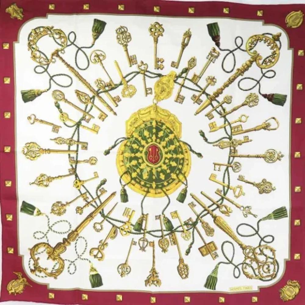 Pre-owned > Pre-owned Accessories > Pre-owned Scarves - - Hermès Vintage - Modalova