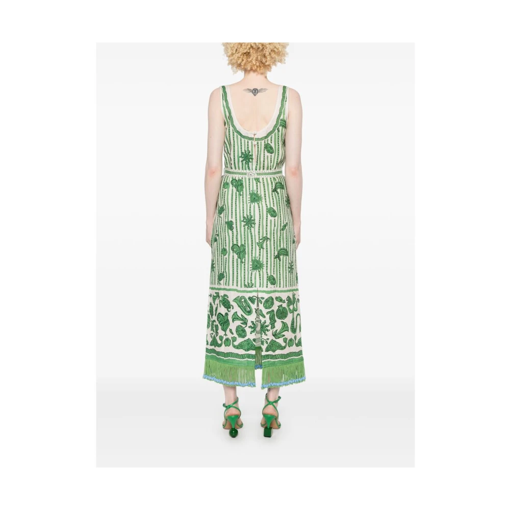 Alemais Groene Geknoopte Jurk Green Dames