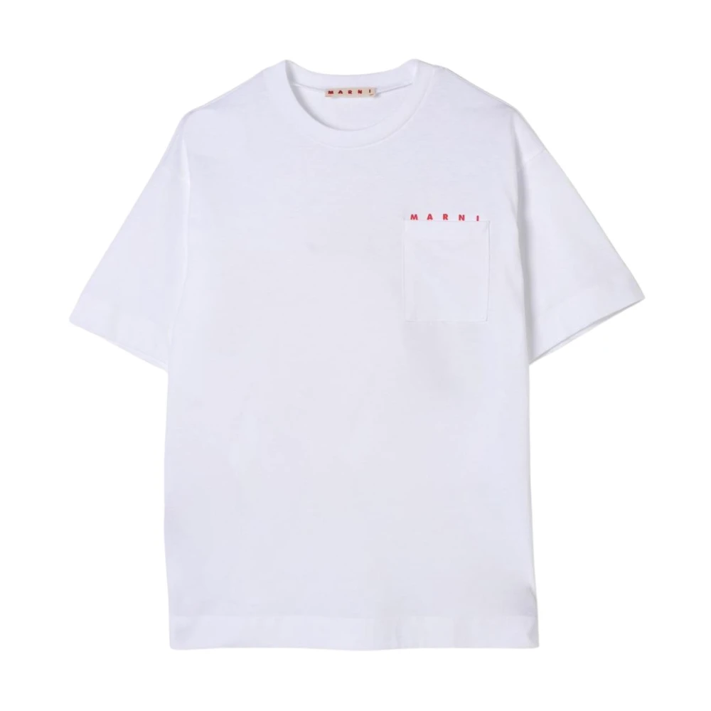 Marni Unisex Kids Black Kids T-Shirt Short Sleeves