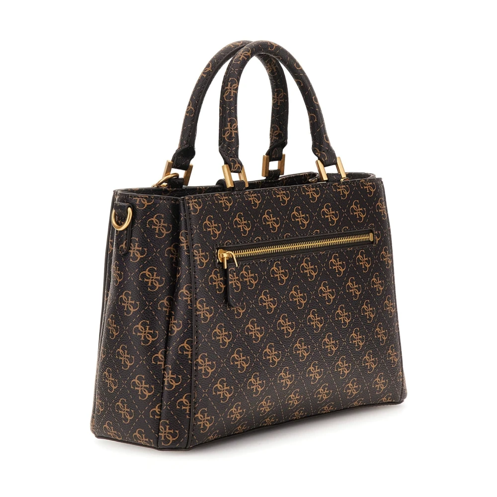 Guess G James Logo Girlfriend Schoudertas Brown Dames