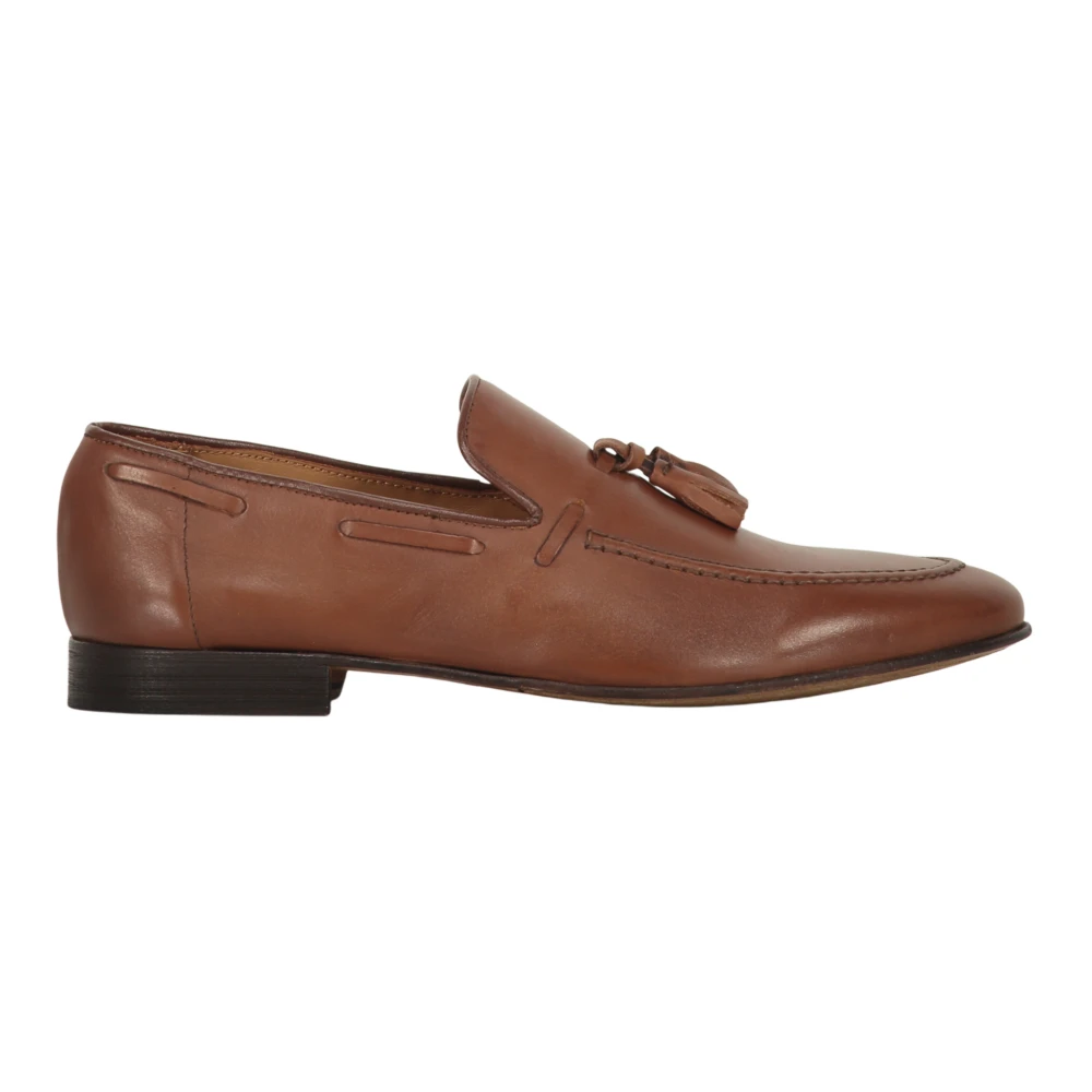 Bruno Magli Tassel Kalvskinn Loafers Brown, Herr