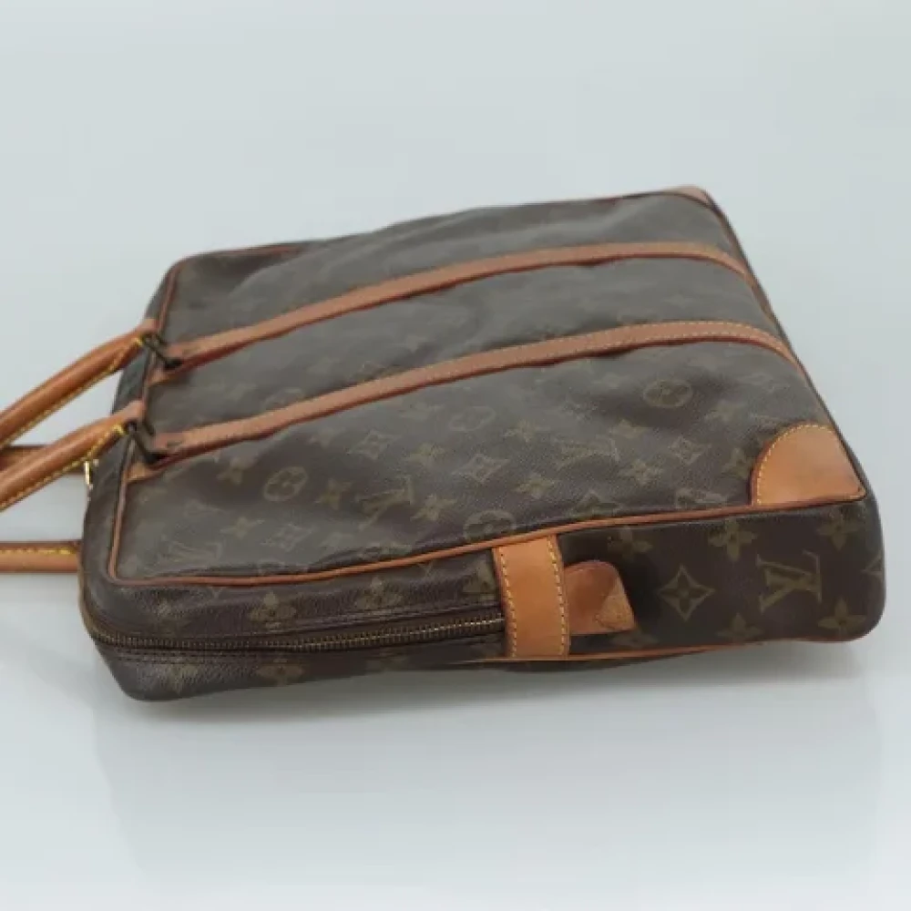 Louis Vuitton Vintage Pre-owned Canvas briefcases Brown Dames
