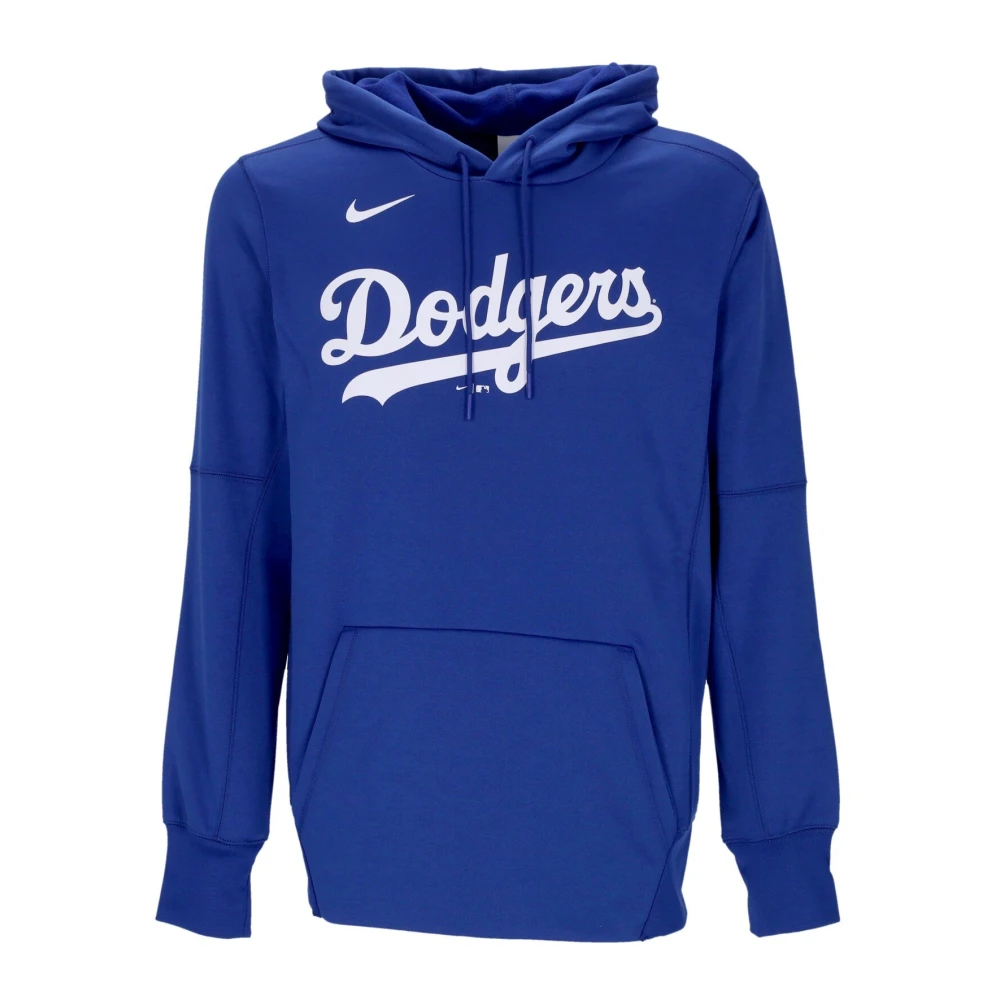 Nike Wordmark Performance Hoodie Blue Heren
