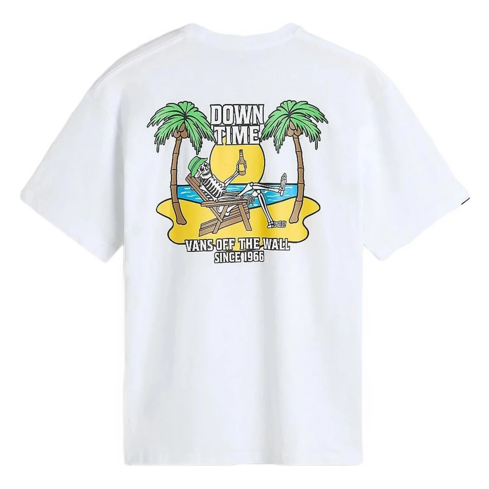 Vans T-shirt White Heren