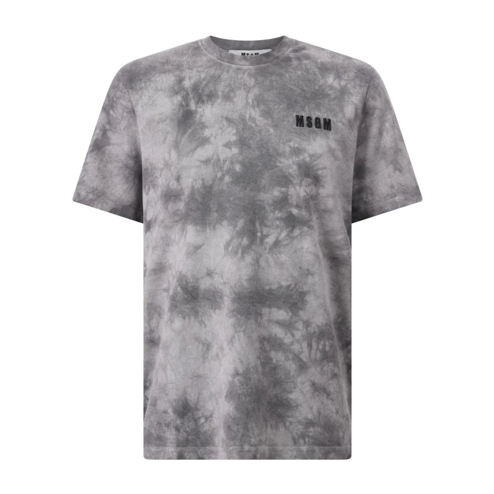 Msgm - Tops > T-Shirts - Gray - Msgm - Modalova
