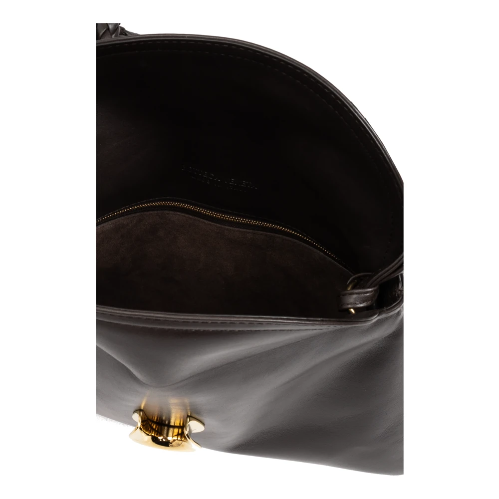 Bottega Veneta Schoudertas Liberta Klein Brown Dames
