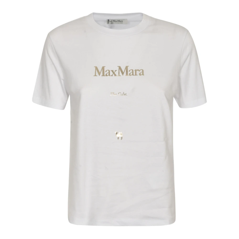 Max Mara Witte T-shirts en Polos Quieto White Dames
