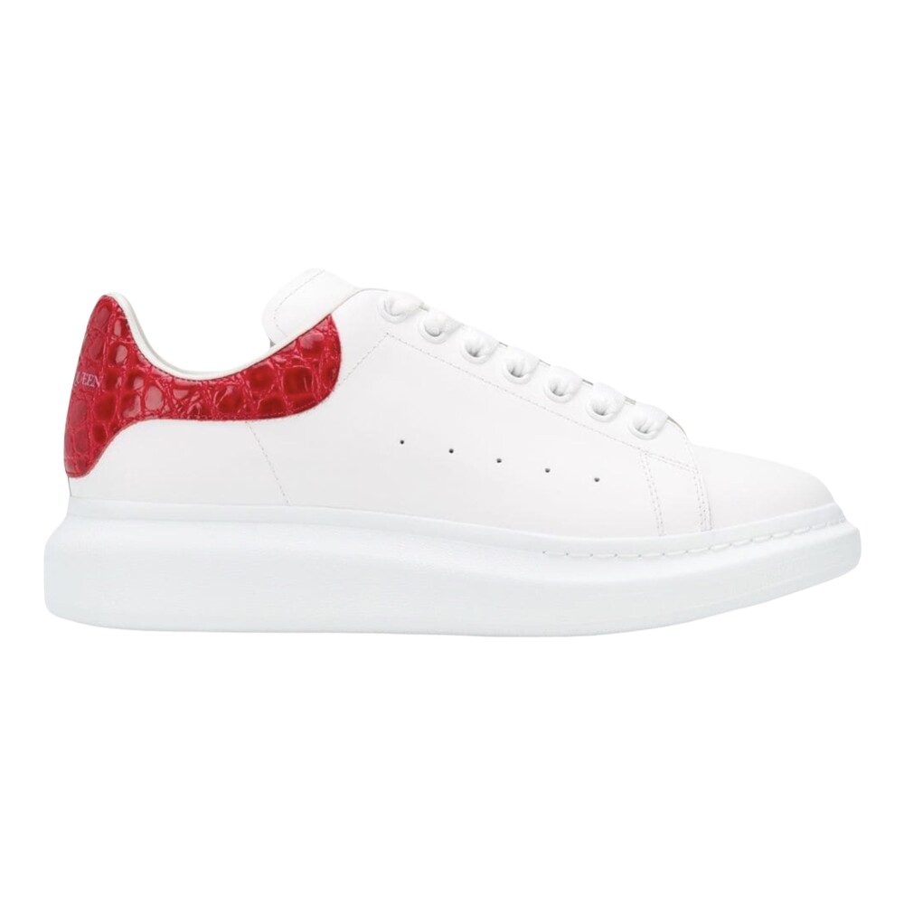 Red Croc Effect Sneaker Limited Edition Alexander McQueen Men s Fashion Miinto